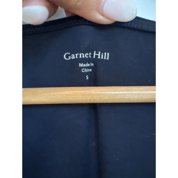 Garnet Hill Recycled Easy Knit Tank Dress Navy Blue Coastal Nautical Beach Small - Picture 5 of 8